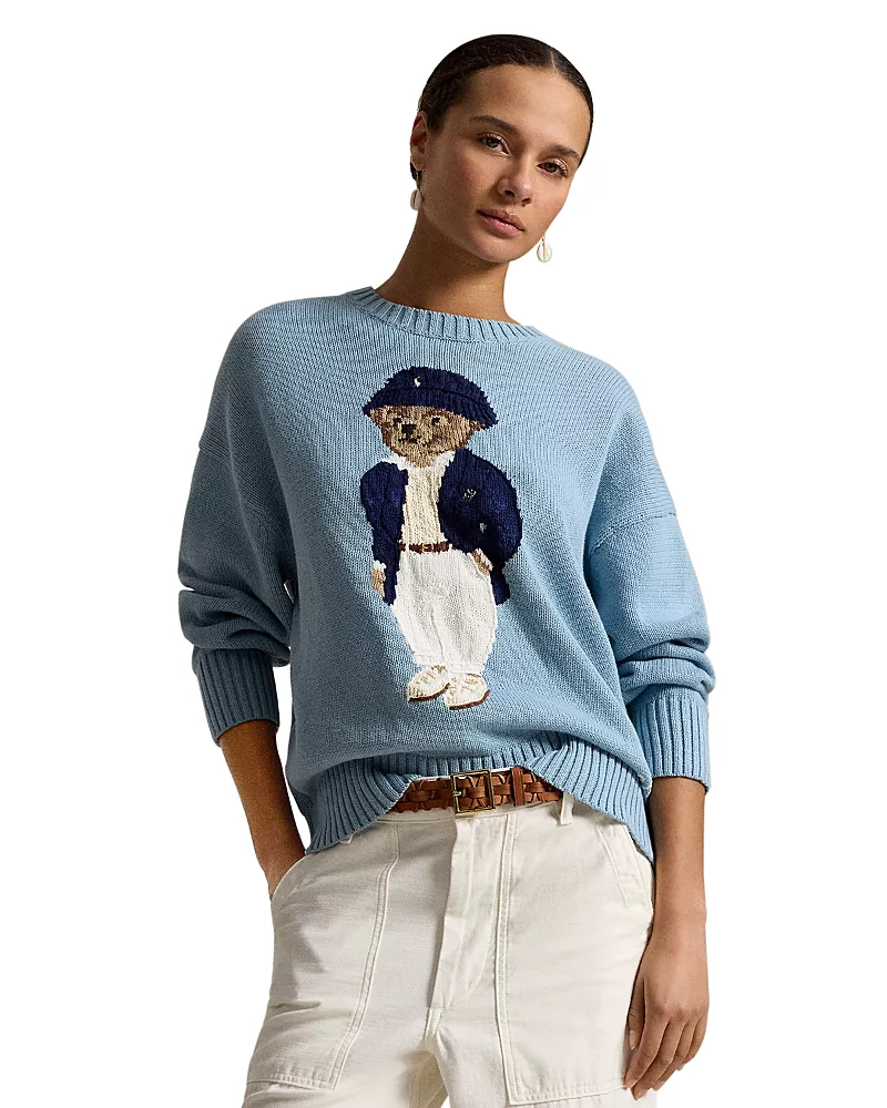 Polo Ralph Lauren Polo Bear Oversize Cotton Sweater
