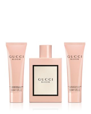 Bloom Eau de Parfum for Women, Body Lotion and Shower Gel Trio Gift Set ($205 value)