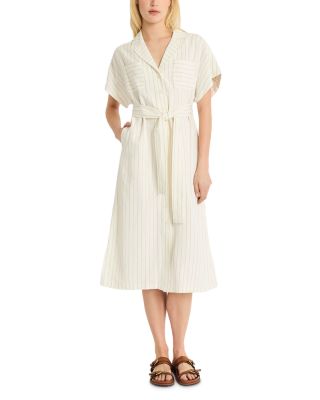 Dolman Sleeve Midi Shirtdress