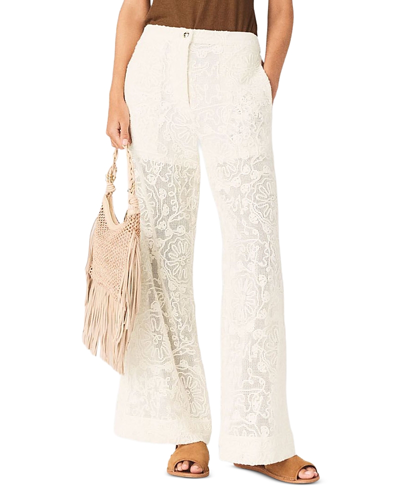 Maje Paros Guipure Lace Pants