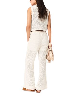 Laros Floral Guipure Lace Waistcoat