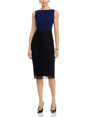 Fluis Lace Hem Dress