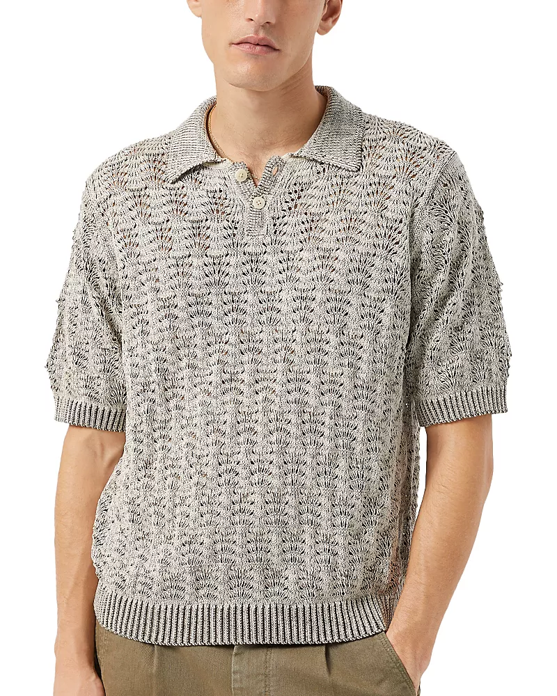 Corridor Relaxed Fit Cable Lace Polo