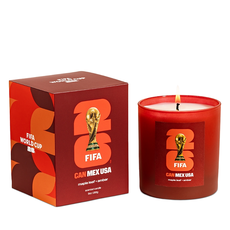 Literie Fifa World Cup 26 Canada Candle, 9 Oz. In Red