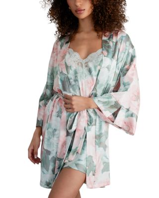Satin Wrap Robe