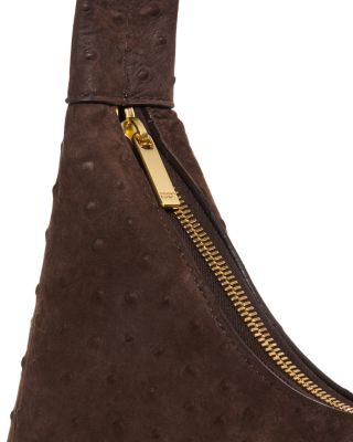 Candy Embossed Leather Baguette