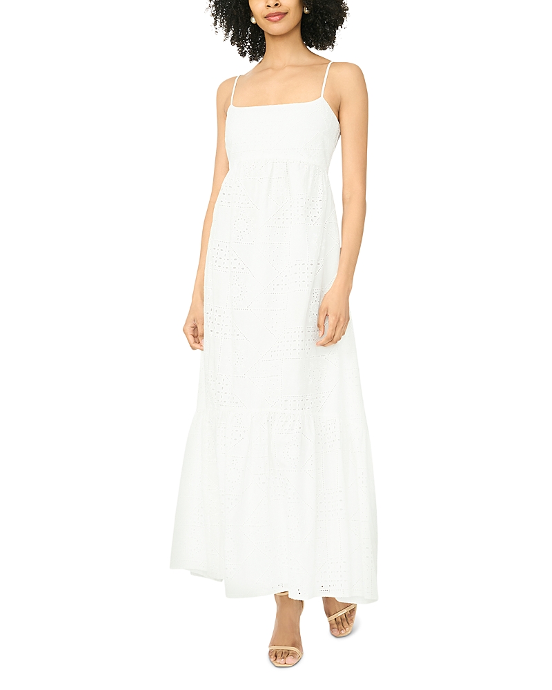 1.state Embroidered Eyelet Maxi Dress