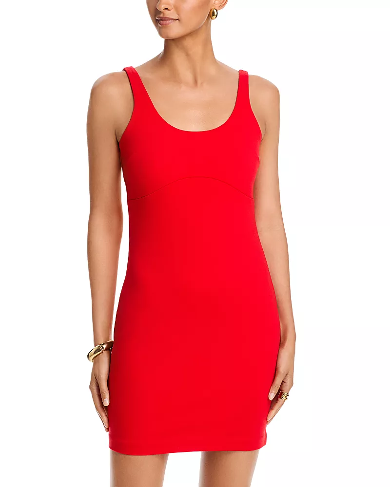 Aqua Ponte Tank Mini Dress - Exclusive