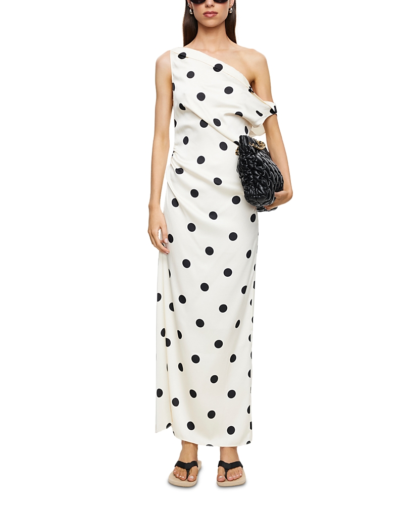 Lioness Sweetheart Polka Dot Maxi Dress