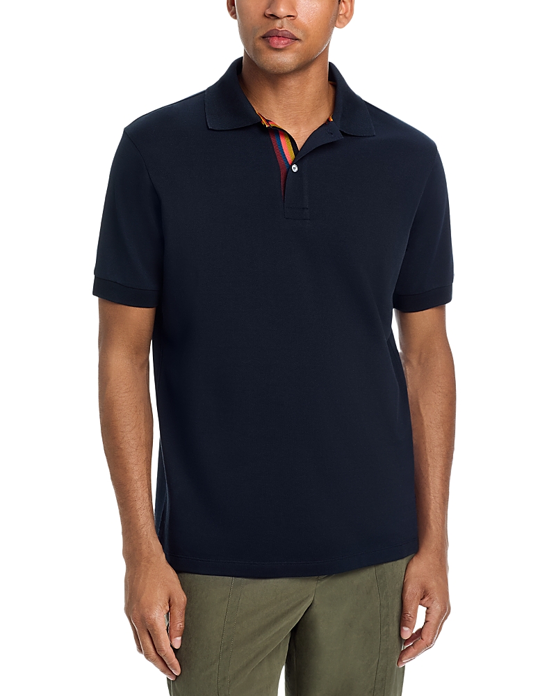 Ps Paul Smith Striped Placket Polo