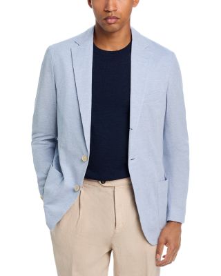 Cotton Linen Jersey Jacket With Removable Hoodie