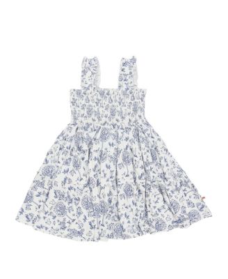  Girls' Bamboo Ruffle Strap Dress - Little Kid, Big Kid