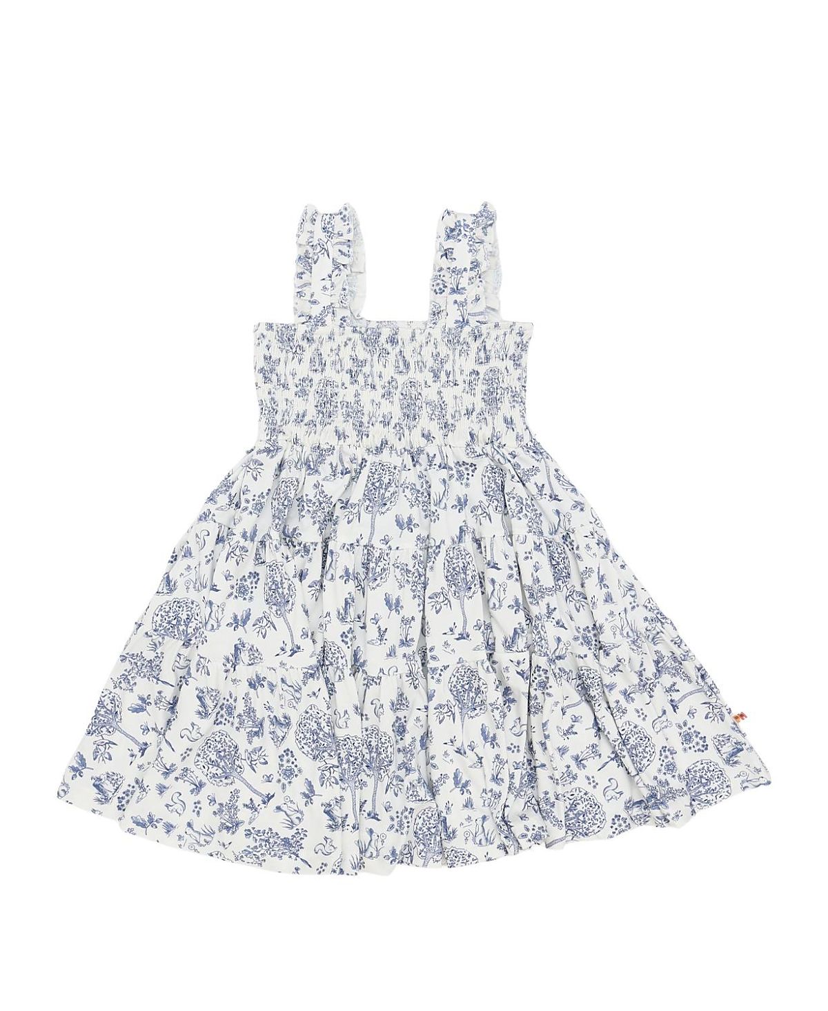 Petite Hailey Girls' Bamboo Ruffle Strap Dress - Little Kid, Big Kid