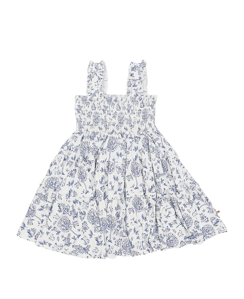 Petite Hailey Girls' Bamboo Ruffle Strap Dress - Little Kid, Big Kid