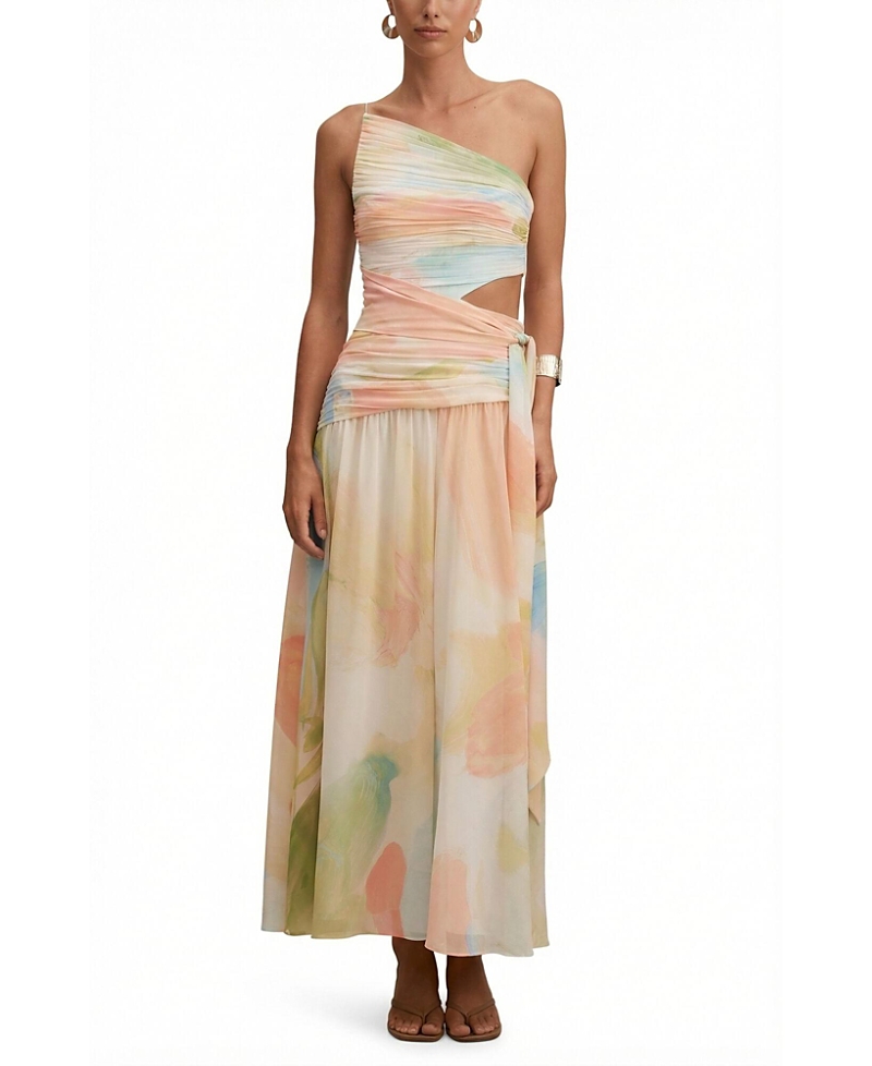 Ever New Women's Connie Ruched Asym Maxi Dress