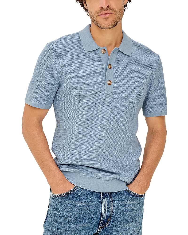Rails Nathan Relaxed Fit Knit Polo Shirt
