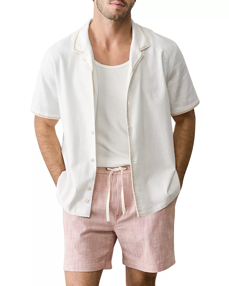 Marine Layer Embroidered Resort Shirt
