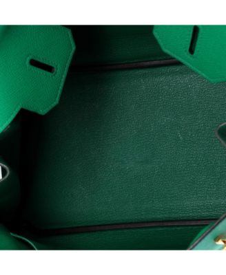 Birkin 30 Handbag Green Epsom with Gold Hardware