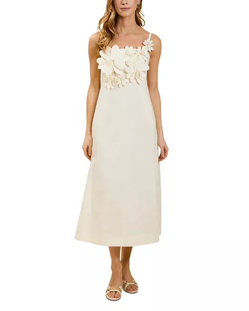 Mestiza New York Esperanza 3D Floral Midi Dress