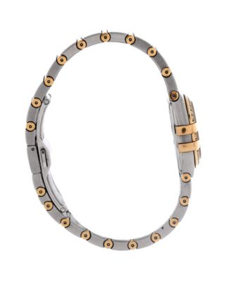  Constellation Quartz Watch in Stainless Steel and Rose Gold with Diamond Bezel and Markers 30mm