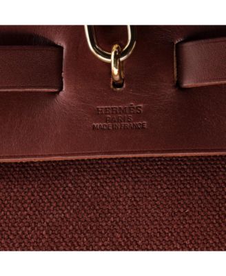 MM Herbag Toile and Leather