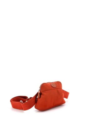 GM Bolide Ceinture Balle de Golf Belt Bag Toile and Leather