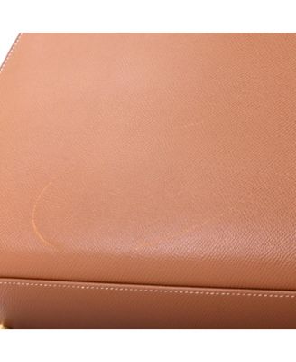 Kelly 32 Handbag Brown Courchevel with Gold Hardware