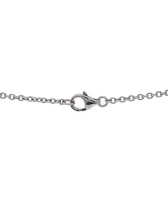  Love Interlocking Necklace 18K White Gold, 16.25"