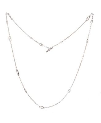 160 Farandole Long Necklace Sterling Silver, 46"
