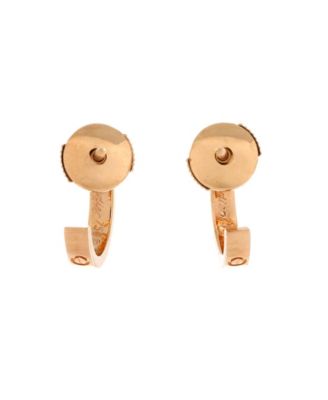  Small Love Hoop Earrings 18K Rose Gold