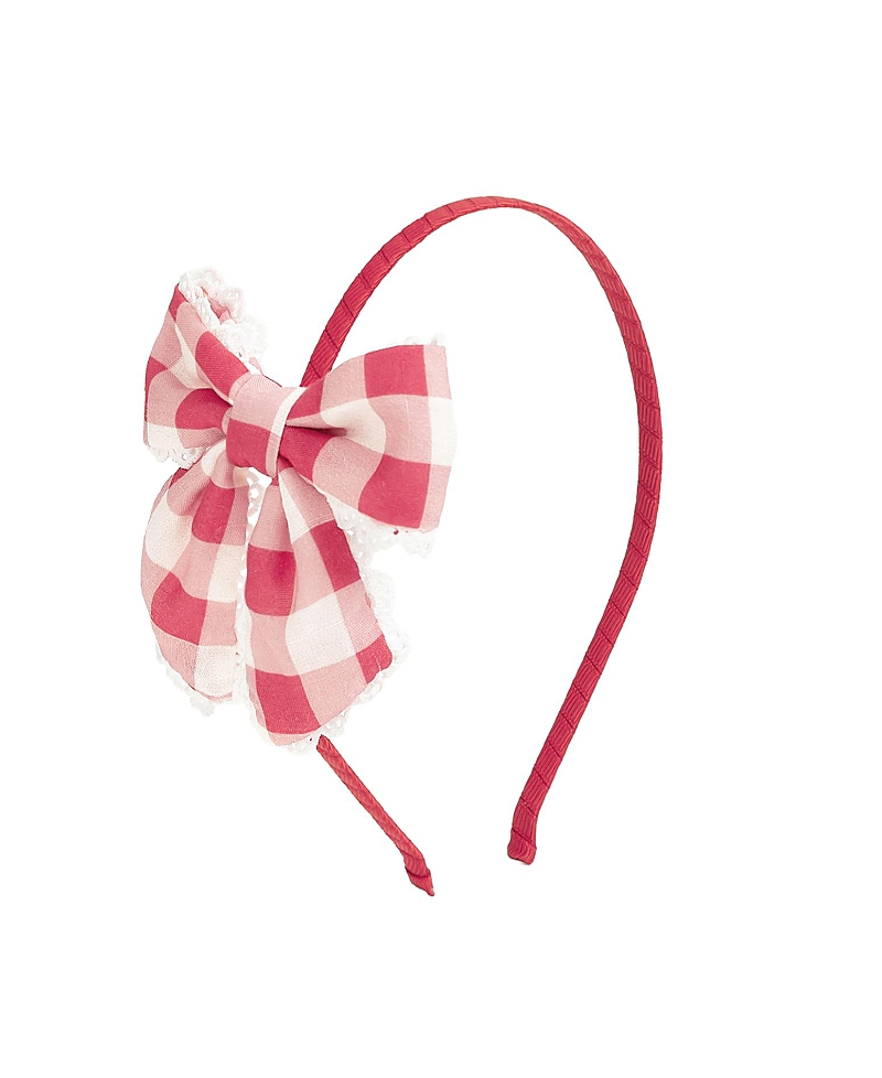 Sweet Wink Girls' Gingham Bow Headband - Little Kid, Big Kid