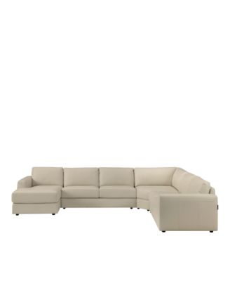 Greyson 4-Piece Leather Sectional