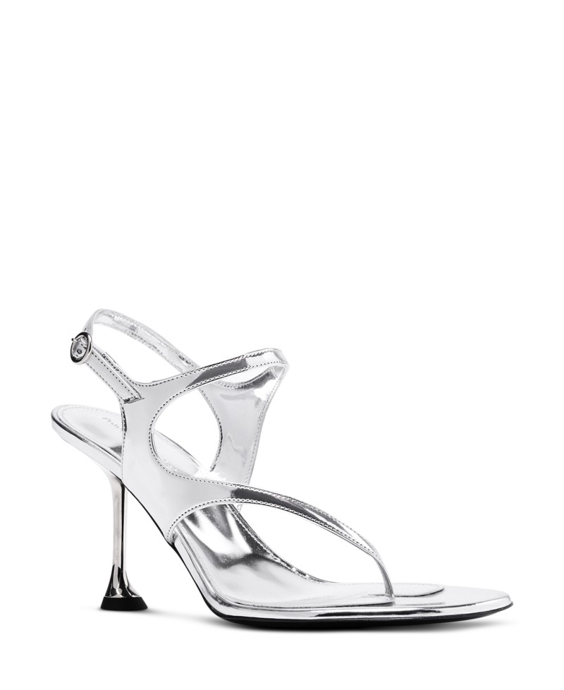 Proenza Schouler Women's Tee 85 Thong Sandals in Silver