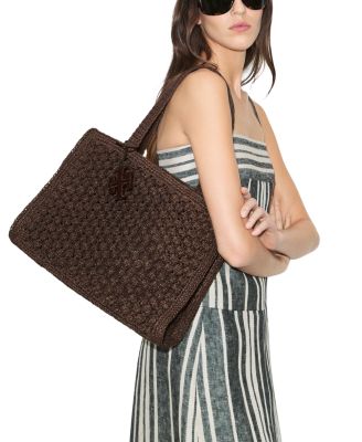 Ella Hand Crochet Straw Tote Bag