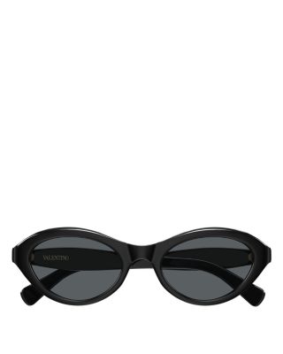 Valentino Garavani Valentino Oval Sunglasses, 52mm