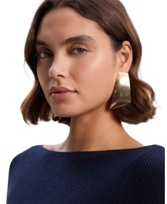 Wool Blend Sheer Knitted Skirt Dress