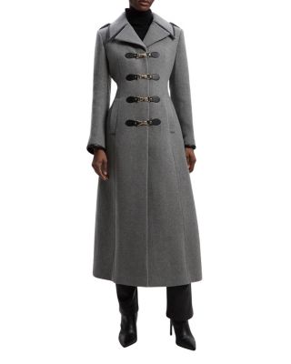 Military Tailored Midi Coat