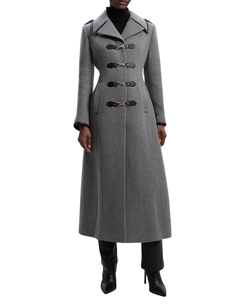 Karen Millen Military Tailored Midi Coat