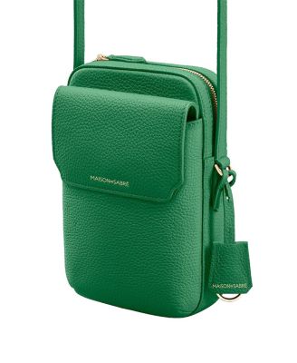 Leather Zip Phone Pouch