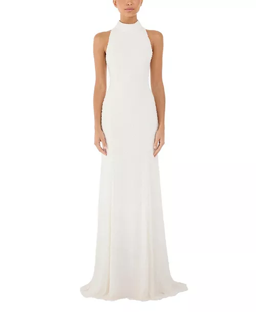 Mischief Embellished High-Neck Maxi Dress