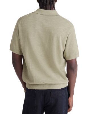 Cotton Slub Polo Shirt