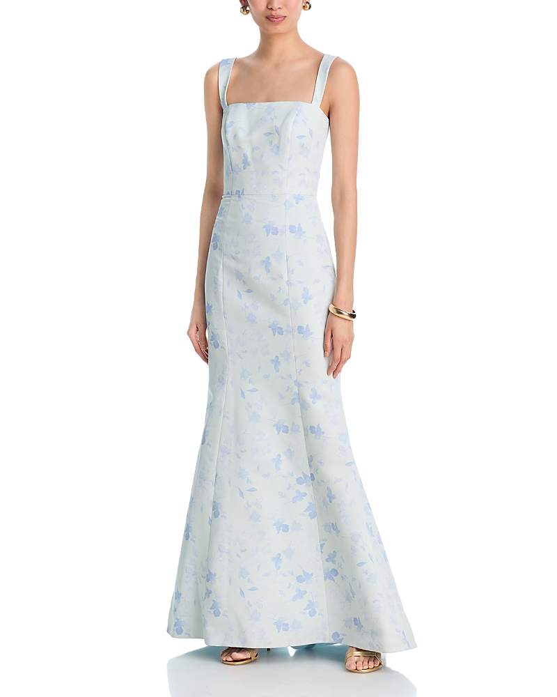 Amsale Ida Printed Dress
