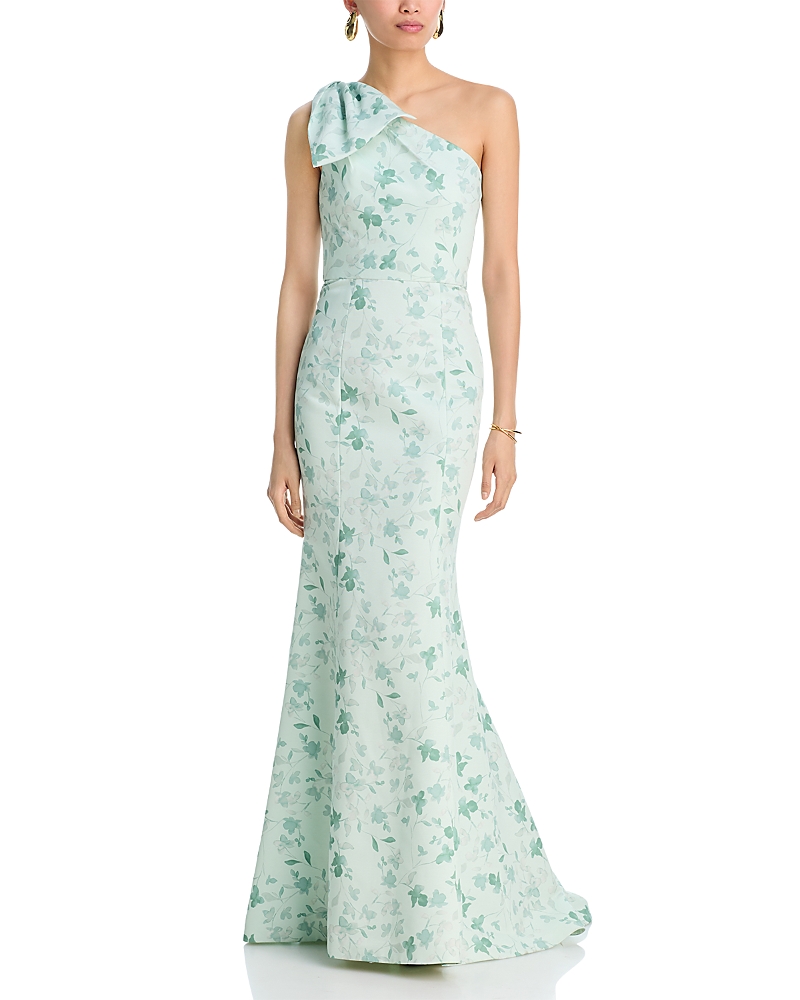 Amsale Nerine One Shoulder Dress