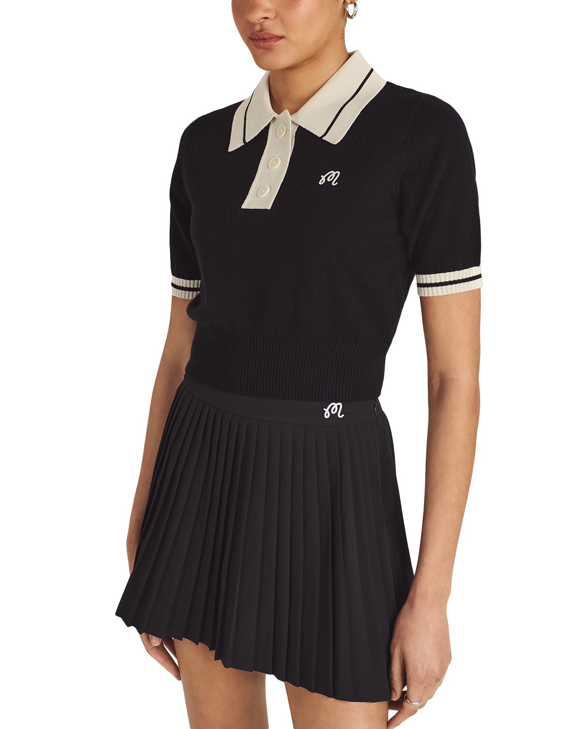 Mikayla Wool & Cashmere Knit Polo