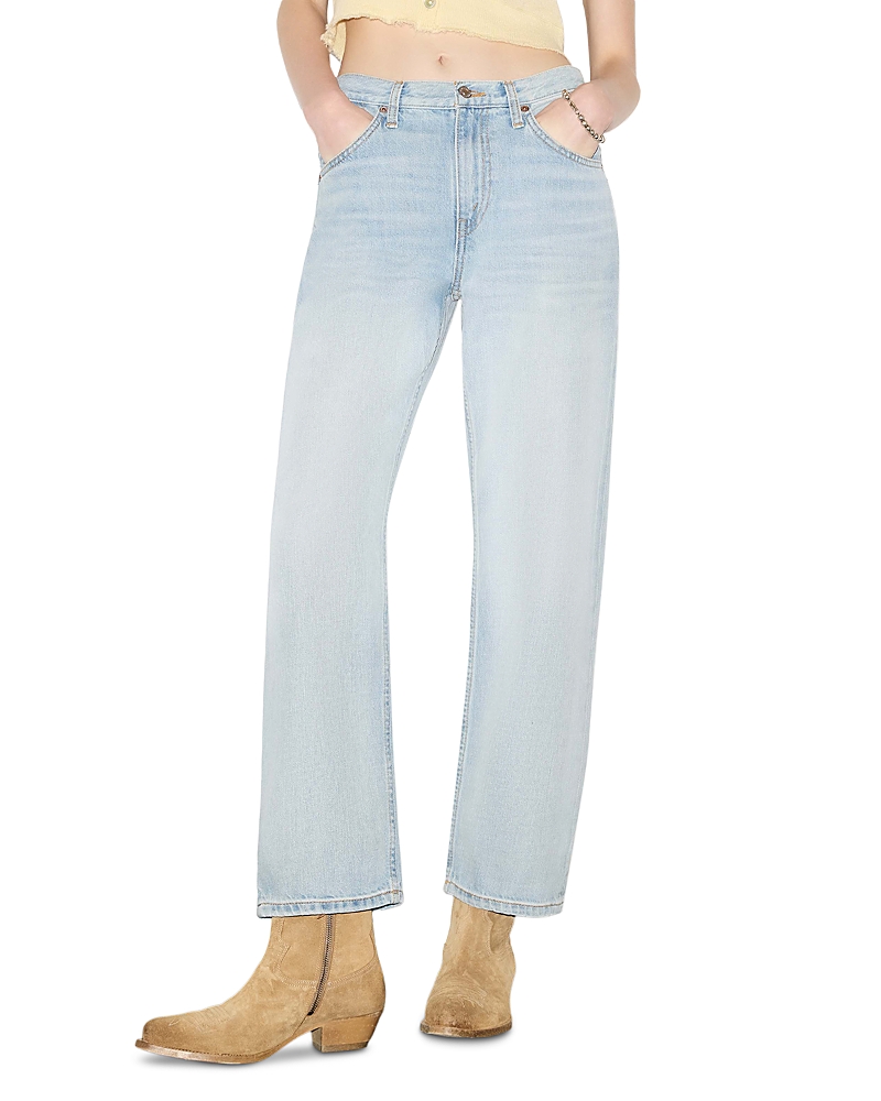 Re/Done The Ollie High Rise Jeans in Solana Blue