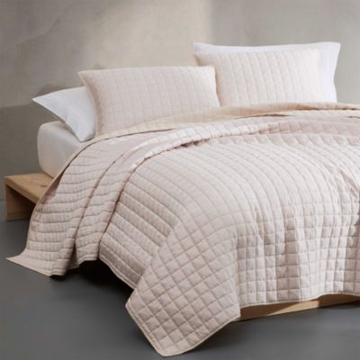 Signature Solid Tencel 3 Piece Quilt Set, King