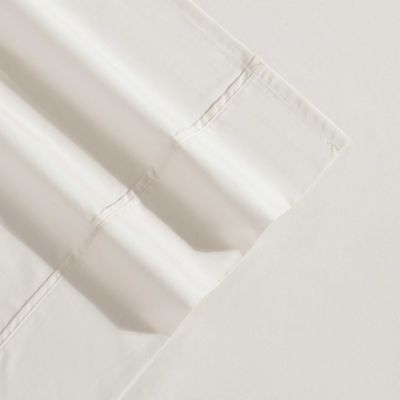 Egyptian Cotton Solid 4 Piece Sheet Set, Queen