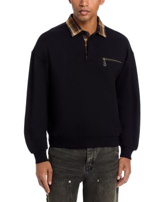 Town Polo Jacket With Contrast Collar