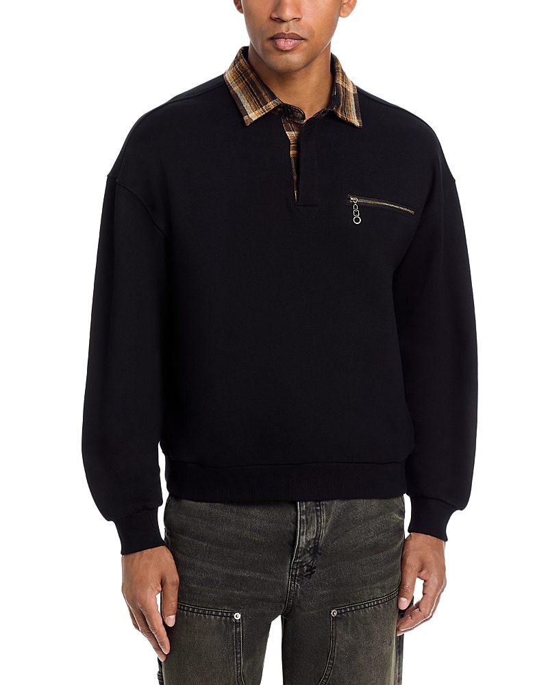 Pleasures Town Polo Jacket With Contrast Collar