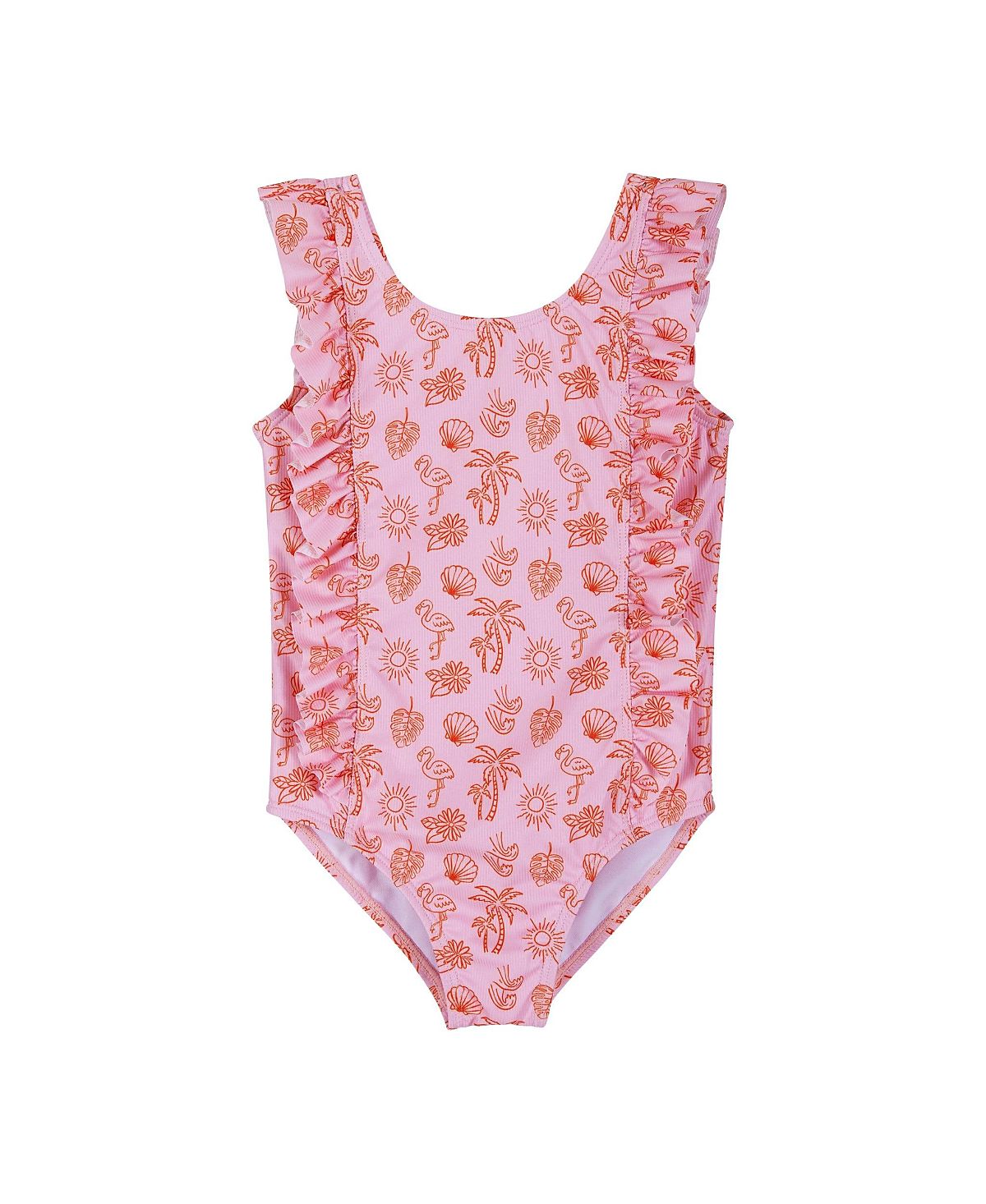 Andy & Evan Girls' Ruffle Swimsuit - Little Kid